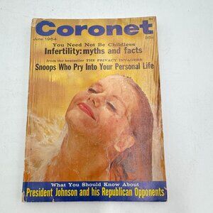 Coronet Mag June 1954 Personal Privacy & President Johnson Political Insights